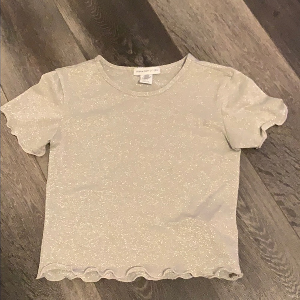 Urban outfitter sparkly crop top